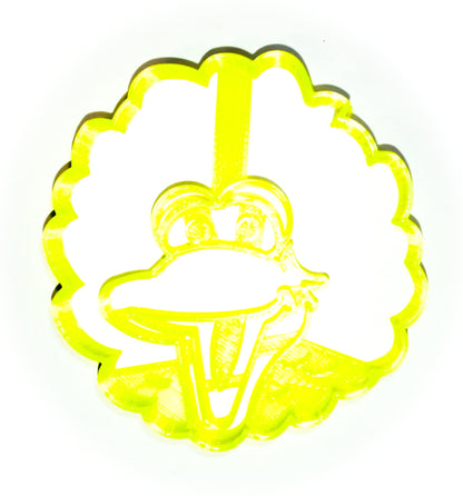Big Bird Face Sesame Street Character Muppet Cookie Cutter Made In USA PR2246