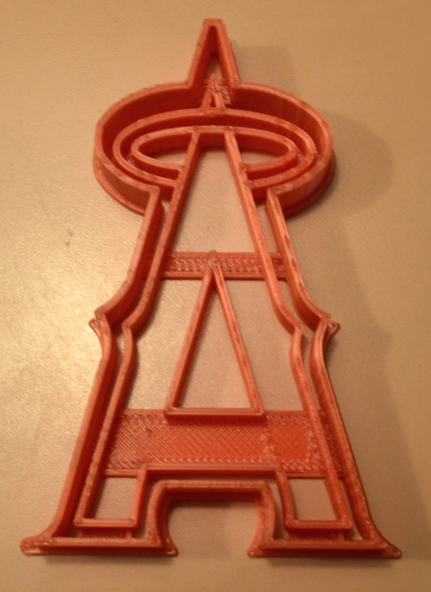 6x Los Angeles Angels Fondant Cutter Cupcake Topper 1.75 IN USA FD2572