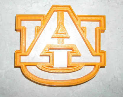 6x University of Auburn Fondant Cutter Cupcake Topper 1.75 IN USA FD704
