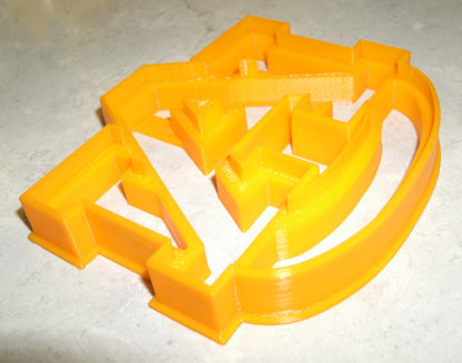 6x University of Auburn Fondant Cutter Cupcake Topper 1.75 IN USA FD704