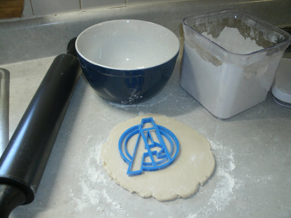 Avengers Logo Marvel Superheros Cookie Cutter Made In USA PR584