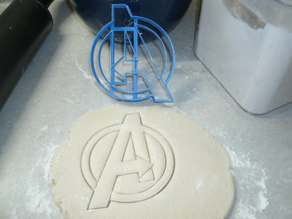 Avengers Logo Marvel Superheros Cookie Cutter Made In USA PR584