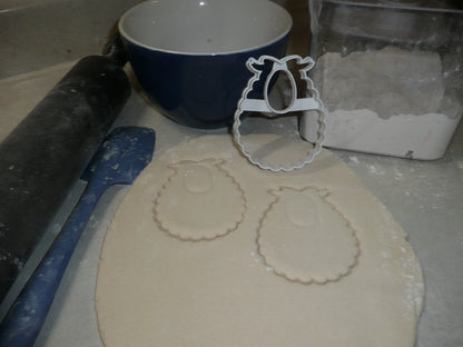 Bib Food Feeding Drool Cover Baby Shower Cookie Cutter Made In USA PR2461