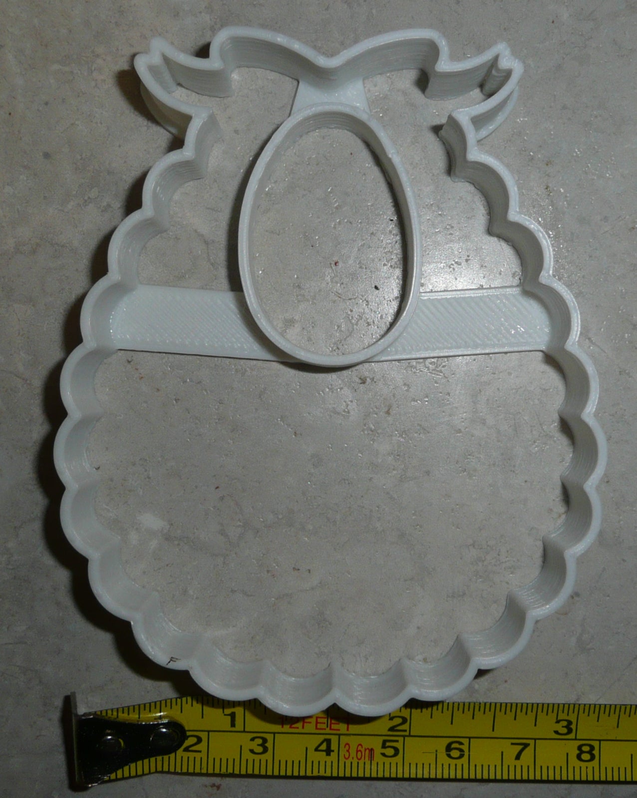 Bib Food Feeding Drool Cover Baby Shower Cookie Cutter Made In USA PR2461