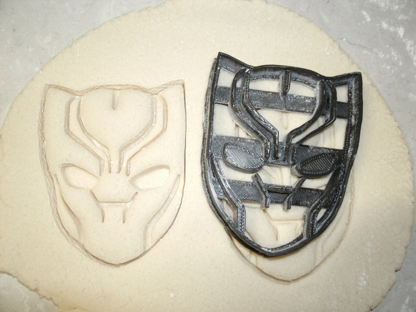 Black Panther Face Mask Superhero Cookie Cutter Made In USA PR599