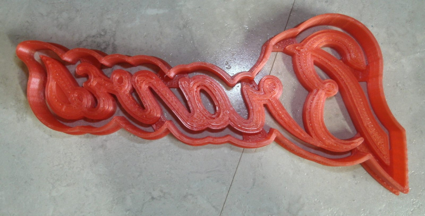 Atlanta Braves Word MLB Baseball Team Cookie Cutter Made In USA PR2677
