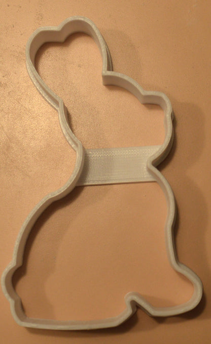 Chocolate Easter Bunny Shape Outline Cookie Cutter Made In USA PR2650