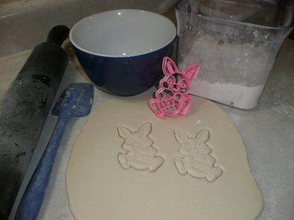 Easter Bunny Rabbit With Decorated Egg Cookie Cutter Made In USA PR2400