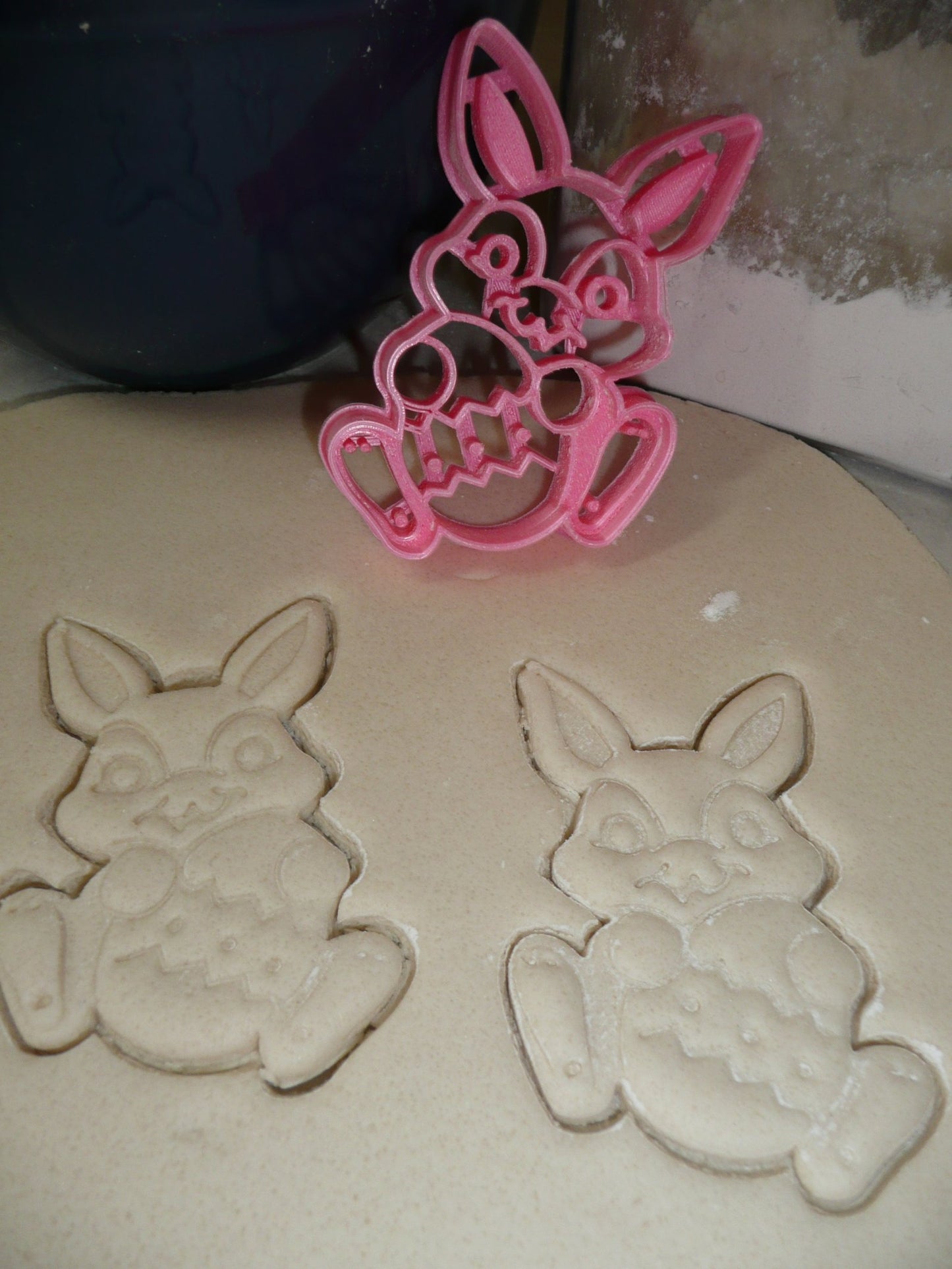 Easter Bunny Rabbit With Decorated Egg Cookie Cutter Made In USA PR2400