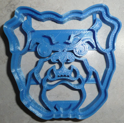 Bulldog Bulldogs Face Sports Mascot Cookie Cutter Made In USA PR2698