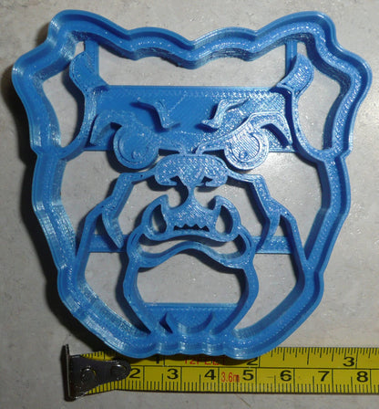Bulldog Bulldogs Face Sports Mascot Cookie Cutter Made In USA PR2698