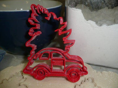 Beetle Car With Christmas Tree Cookie Cutter Made In USA PR2253