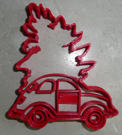 Beetle Car With Christmas Tree Cookie Cutter Made In USA PR2253