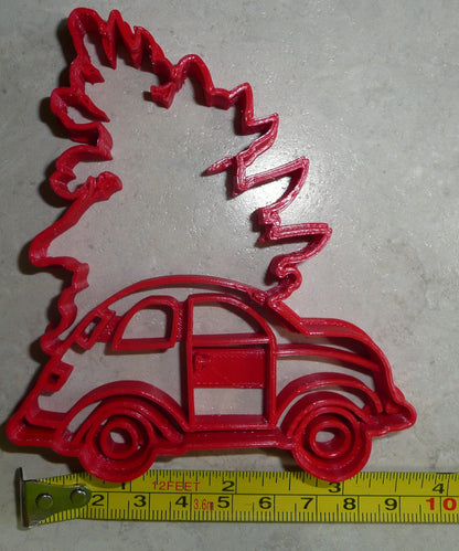 Beetle Car With Christmas Tree Cookie Cutter Made In USA PR2253