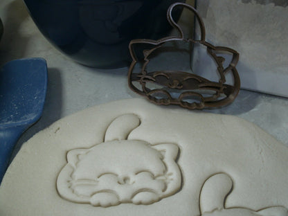 Cat Kitty Sneaky Animal Pet Kitten Cookie Cutter Made In USA PR2342