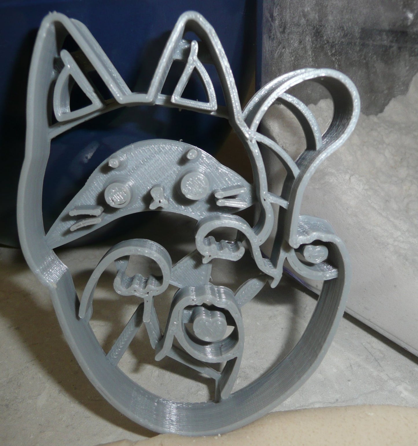 Cat Kitty Playing Playful Animal Cookie Cutter Made In USA PR2366
