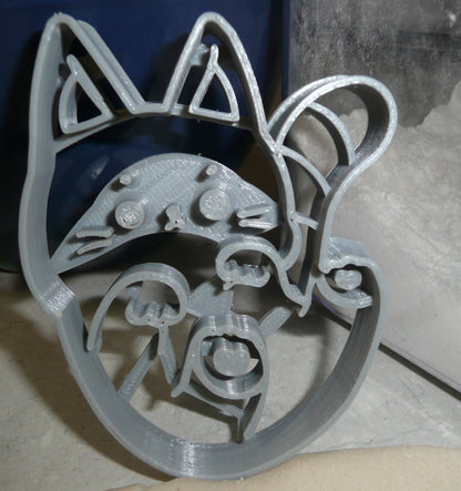 Cat Kitty Playing Playful Animal Cookie Cutter Made In USA PR2366