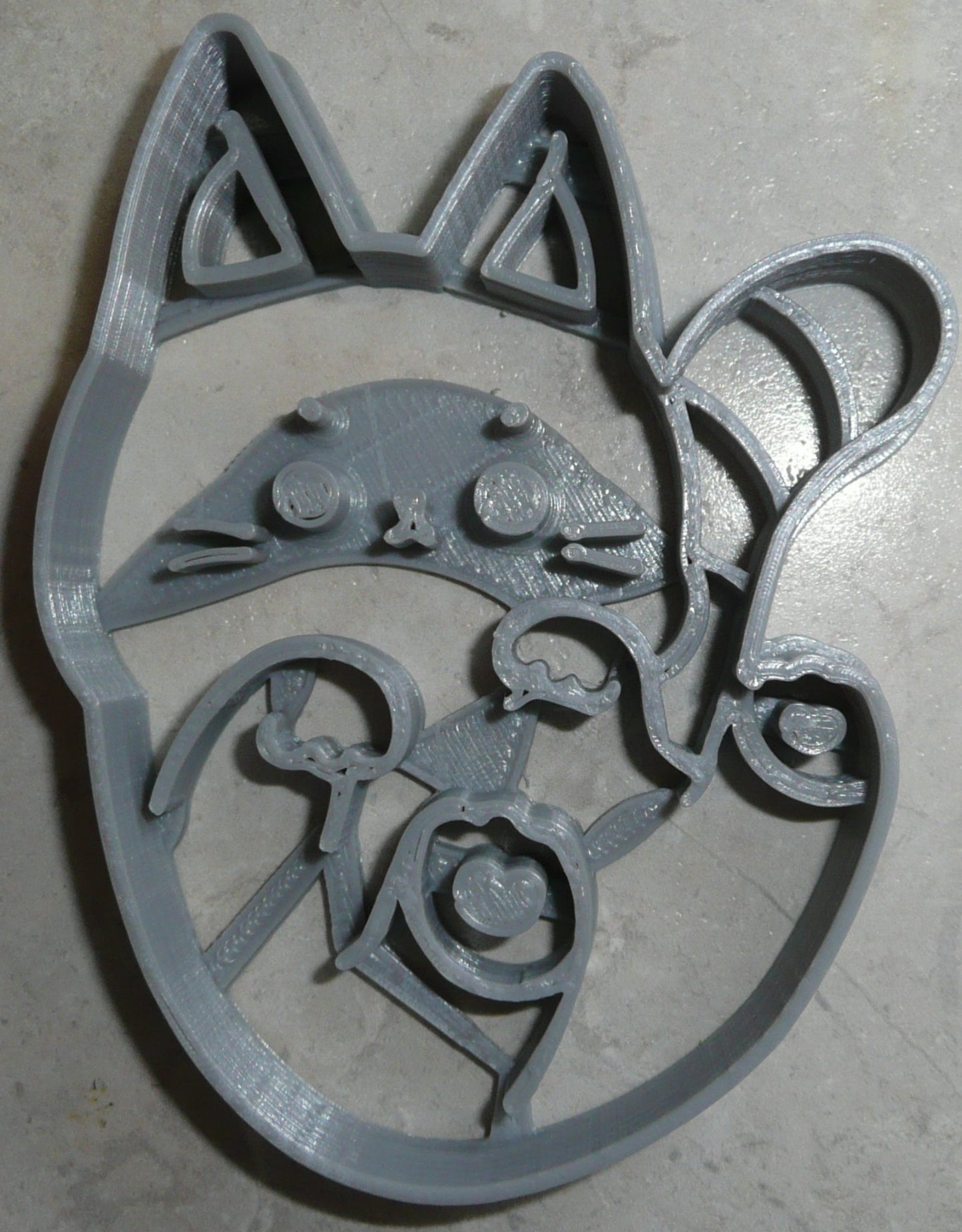 Cat Kitty Playing Playful Animal Cookie Cutter Made In USA PR2366