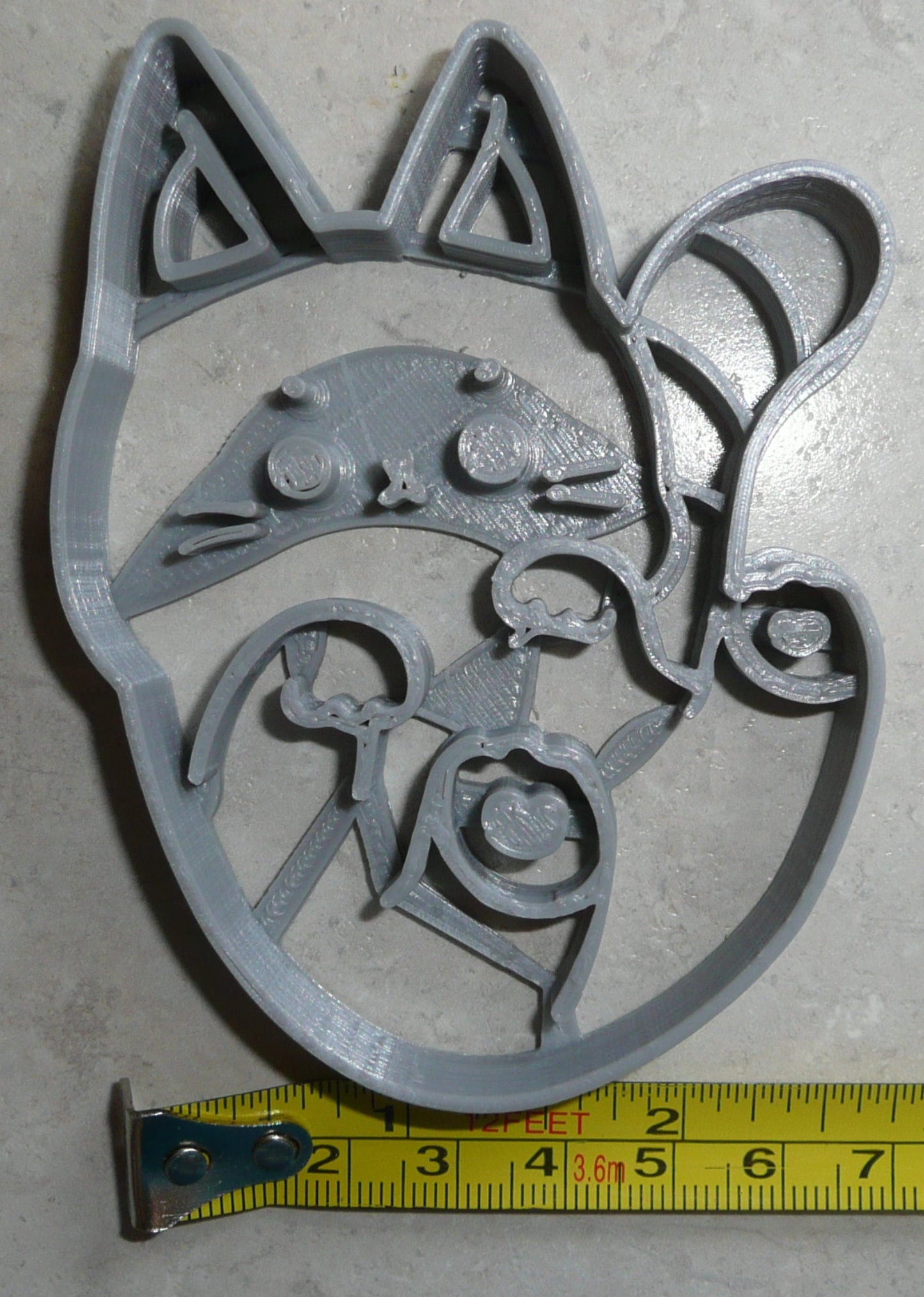 Cat Kitty Playing Playful Animal Cookie Cutter Made In USA PR2366