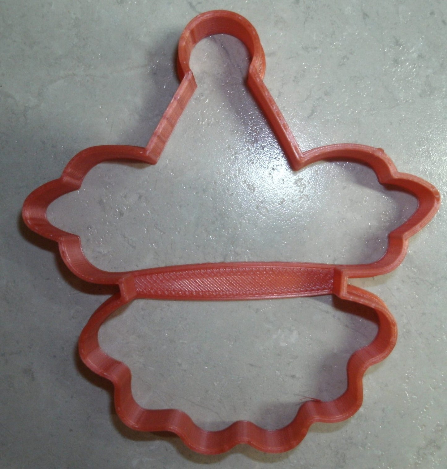 Clown Head Face Outline Circus Performer Cookie Cutter Made In USA PR2672