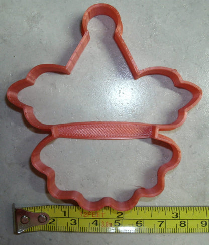 Clown Head Face Outline Circus Performer Cookie Cutter Made In USA PR2672