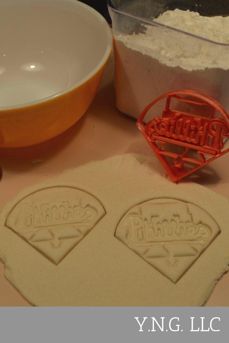 Phillies Word on Bell Field Baseball Cookie Cutter Made In USA PR2578