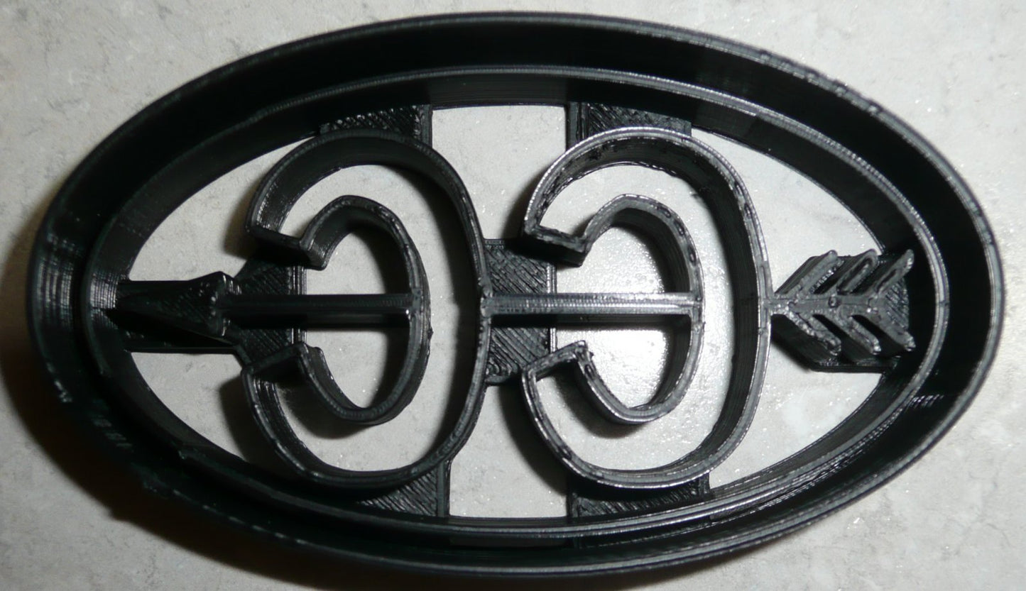 Cross Country CC Arrow Running Sport Cookie Cutter Made In USA PR2493