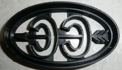 Cross Country CC Arrow Running Sport Cookie Cutter Made In USA PR2493