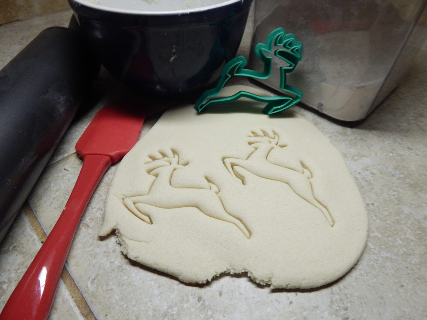 John Deere Outline Of Deer Lawn Farm Equipment Cookie Cutter Made In USA PR2095
