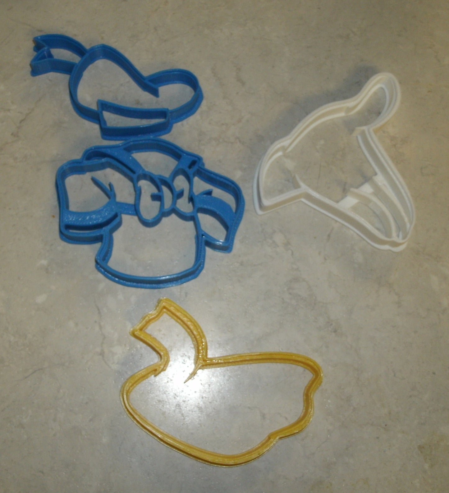 Donald Duck Cartoon Character Set of 4 Cookie Cutters Made In USA PR534