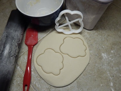 Eggs Egg Scrambled Breakfast Food Cloud Shape Cookie Cutter Made In USA PR2176