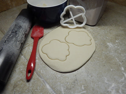 Eggs Egg Scrambled Breakfast Food Cloud Shape Cookie Cutter Made In USA PR2176