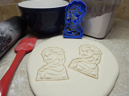 Elsa Face Head Snow Queen Frozen Movie Cookie Cutter Made In USA PR564