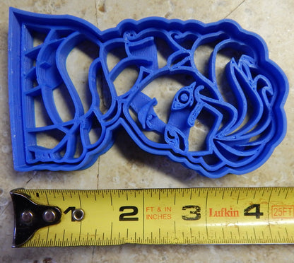 Elsa Face Head Snow Queen Frozen Movie Cookie Cutter Made In USA PR564