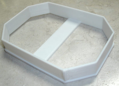 Emerald Cut Outline Shape Gem Crystal Cookie Cutter Made In USA PR2685