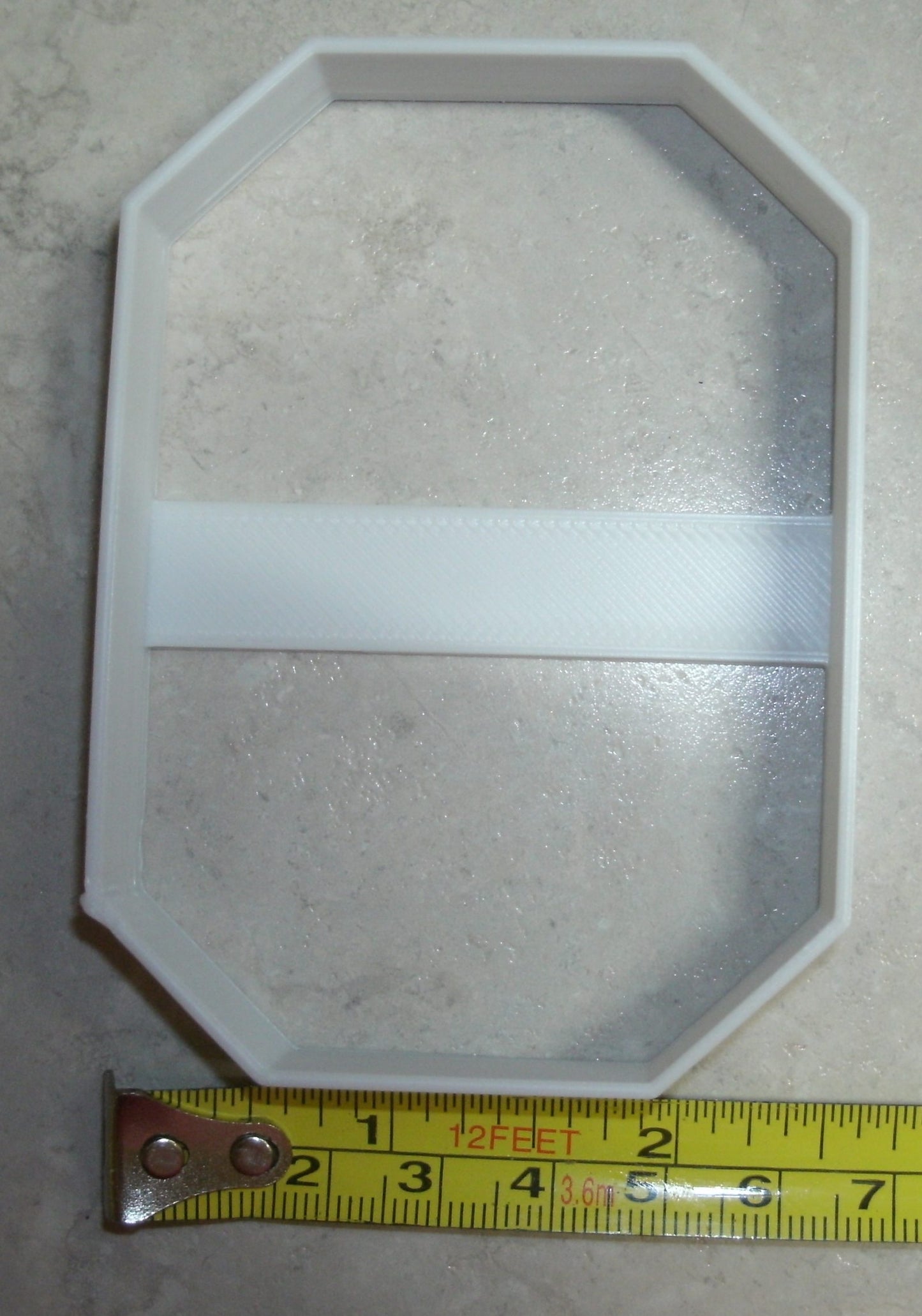Emerald Cut Outline Shape Gem Crystal Cookie Cutter Made In USA PR2685