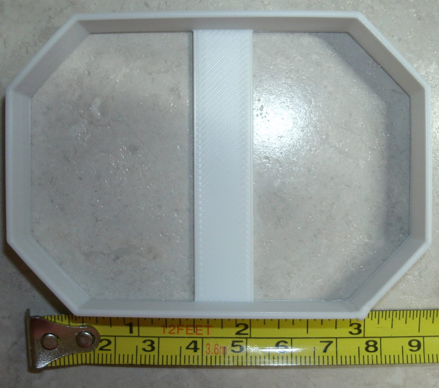 Emerald Cut Outline Shape Gem Crystal Cookie Cutter Made In USA PR2685
