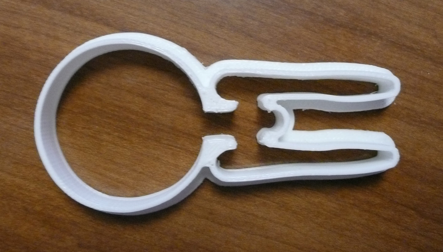 6x USS Enterprise Fondant Cutter Cupcake Topper 1.75 IN USA FD459