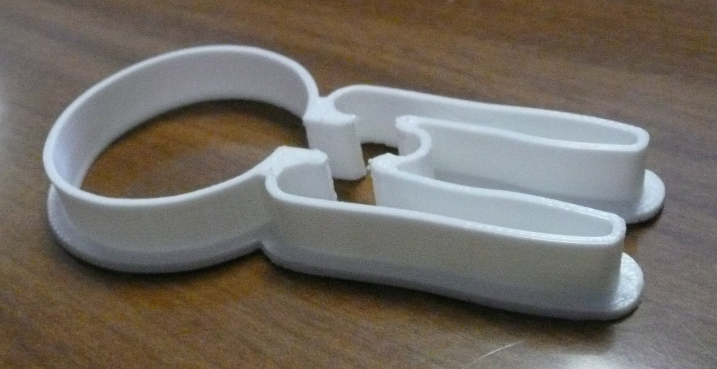 6x USS Enterprise Fondant Cutter Cupcake Topper 1.75 IN USA FD459