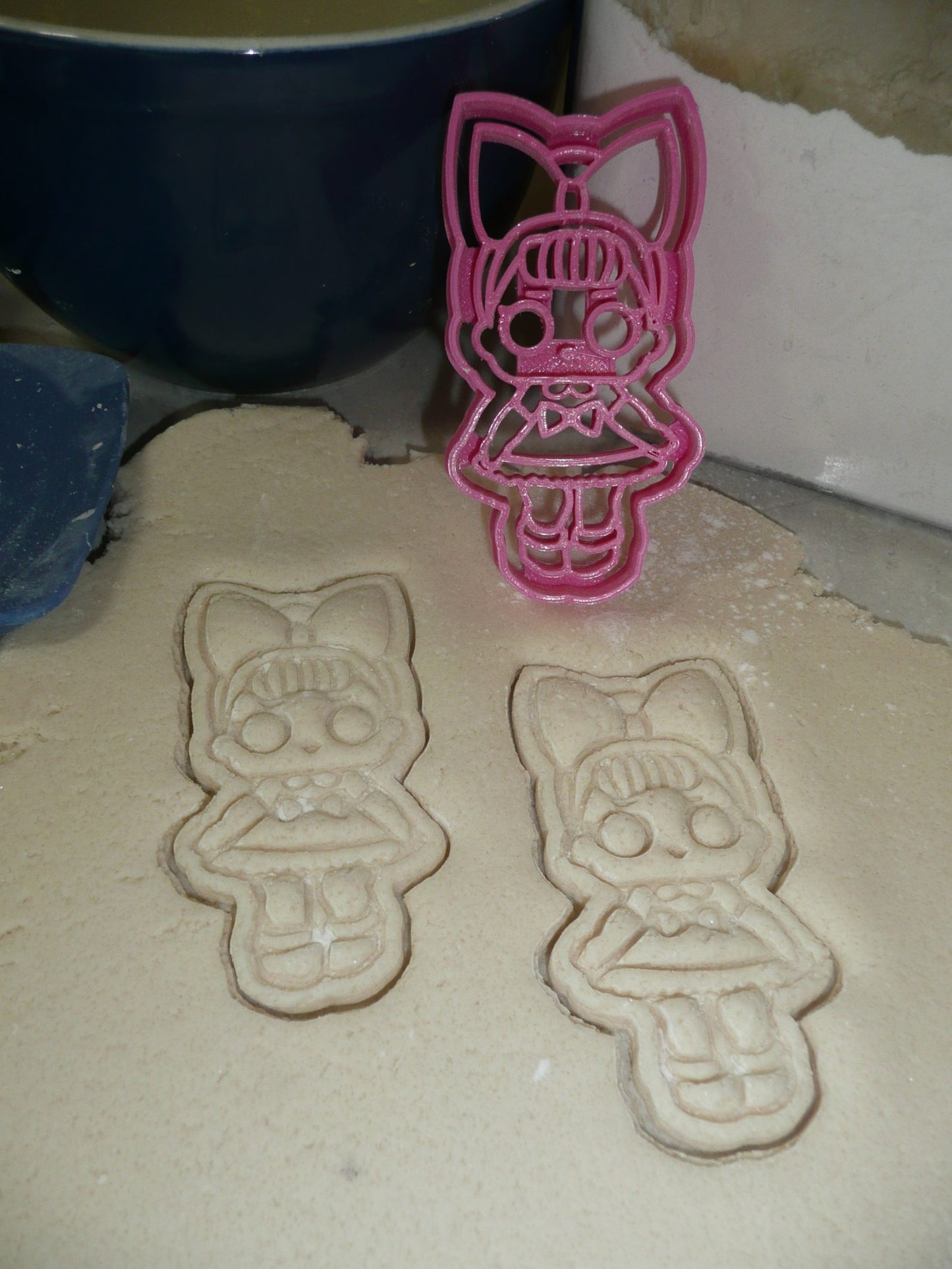 Fancy Brown Hair Blue Eyes LOL Surprise Doll Cookie Cutter Made In USA PR2337