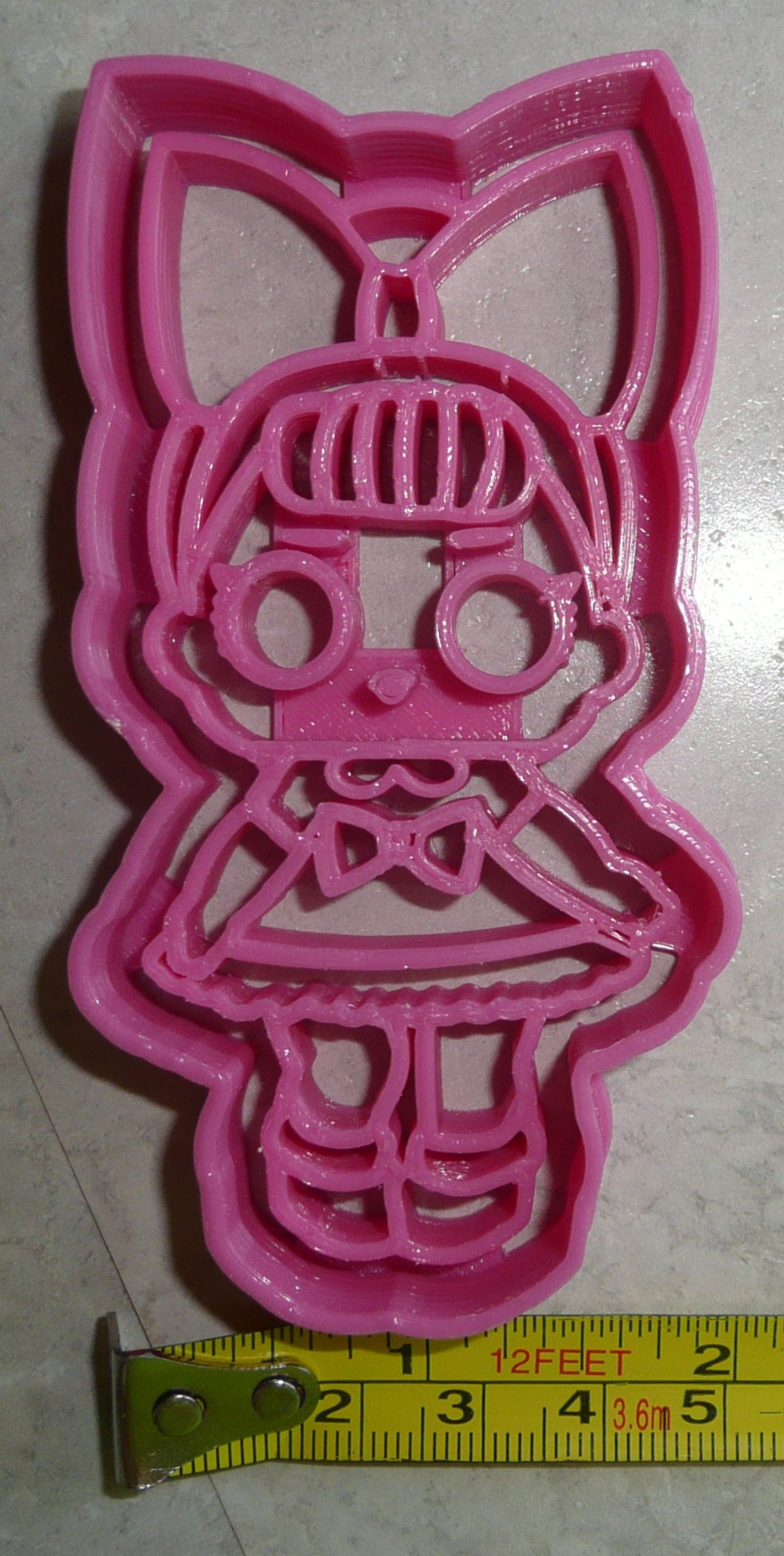 Fancy Brown Hair Blue Eyes LOL Surprise Doll Cookie Cutter Made In USA PR2337