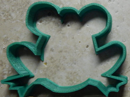 Frog Outline Pond Toad Amphibian Water Creature Cookie Cutter Made In USA PR2041