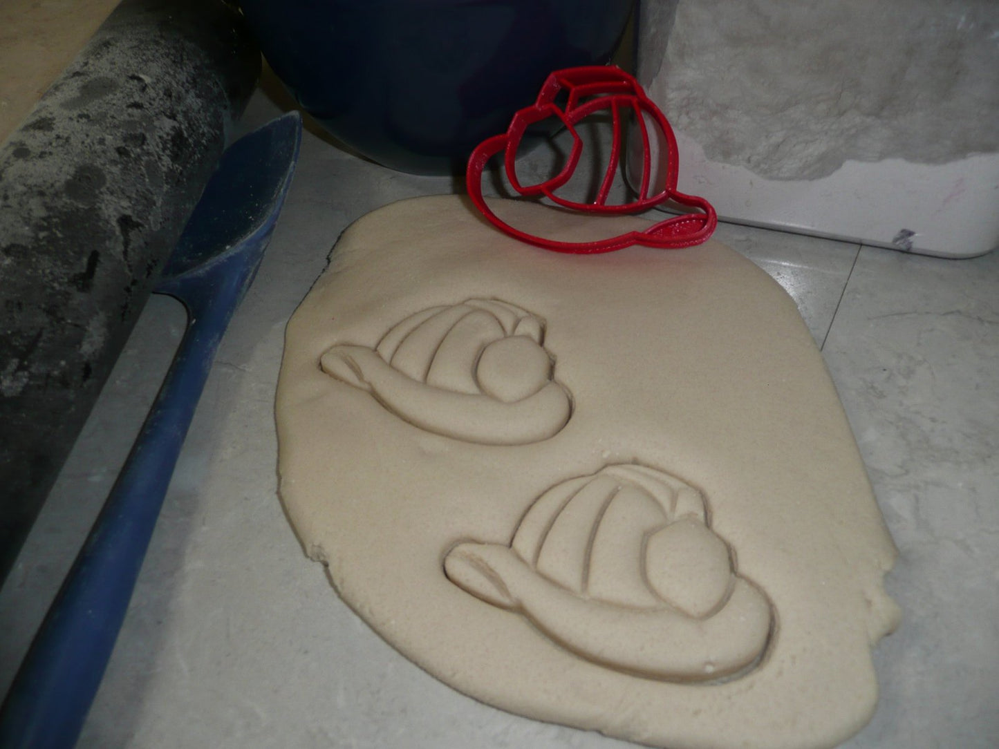 Fire Helmet Hat Cover Firefighter Cookie Cutter Made In USA PR2383