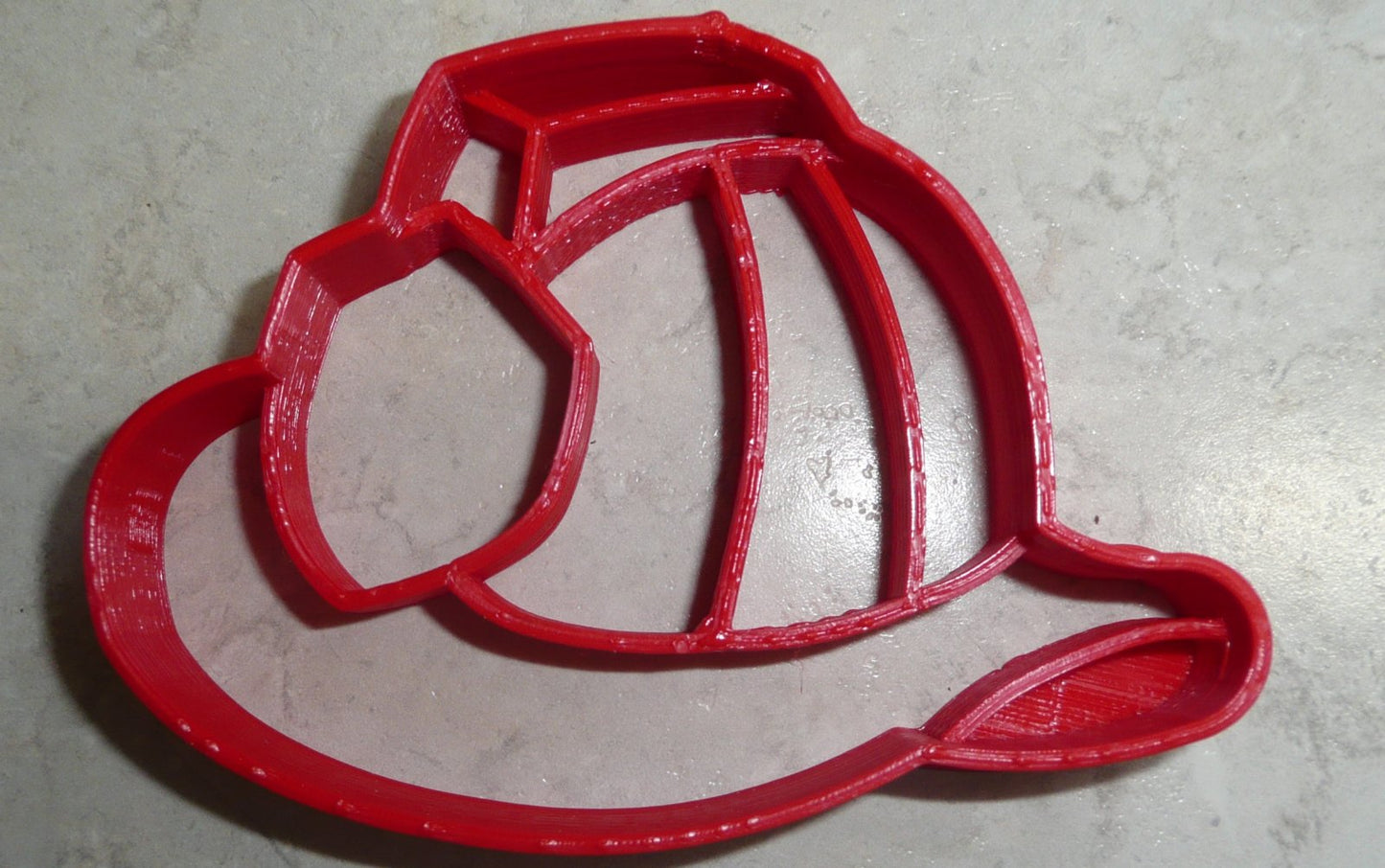 Fire Helmet Hat Cover Firefighter Cookie Cutter Made In USA PR2383