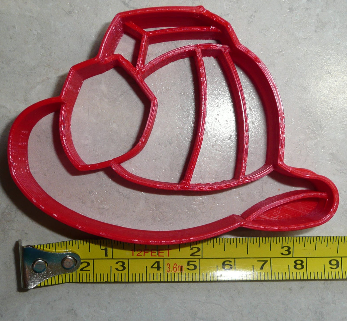 Fire Helmet Hat Cover Firefighter Cookie Cutter Made In USA PR2383