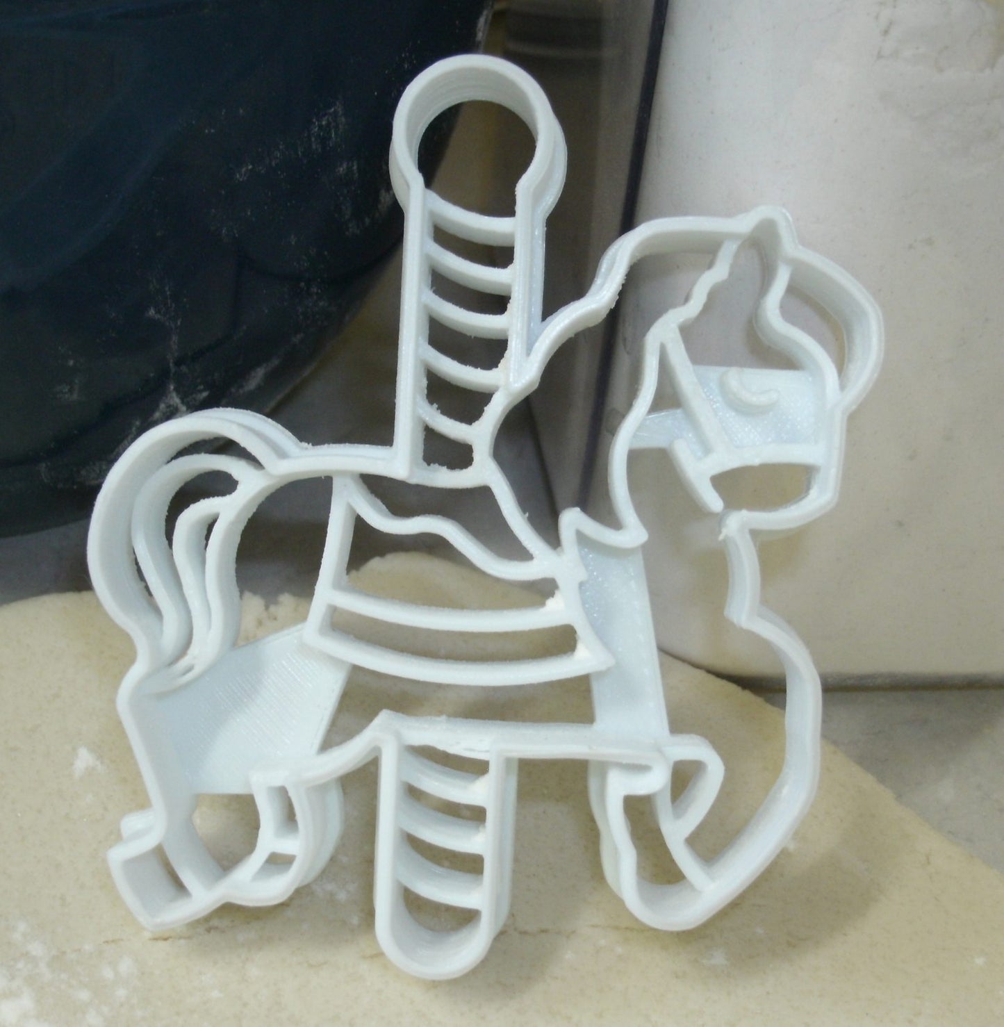 Carousel Horse Detailed Merry Go Round Cookie Cutter Made In USA PR2611