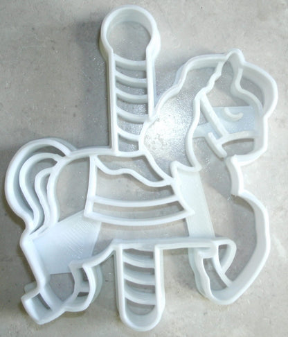 Carousel Horse Detailed Merry Go Round Cookie Cutter Made In USA PR2611