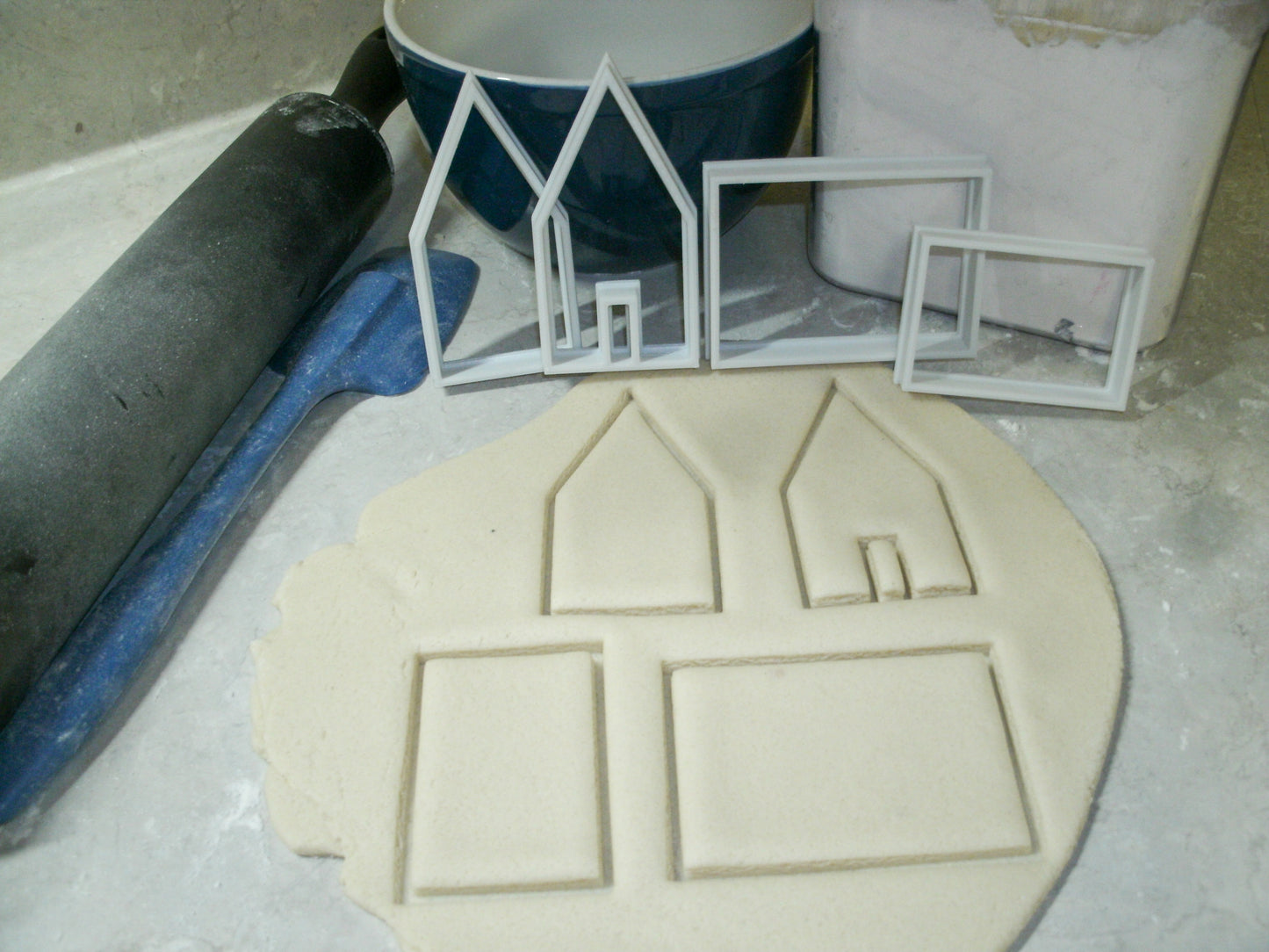 Gingerbread House Build And Decorate Set Of 4 Cookie Cutters Made In USA PR2217