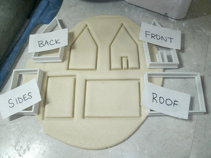 Gingerbread House Build And Decorate Set Of 4 Cookie Cutters Made In USA PR2217