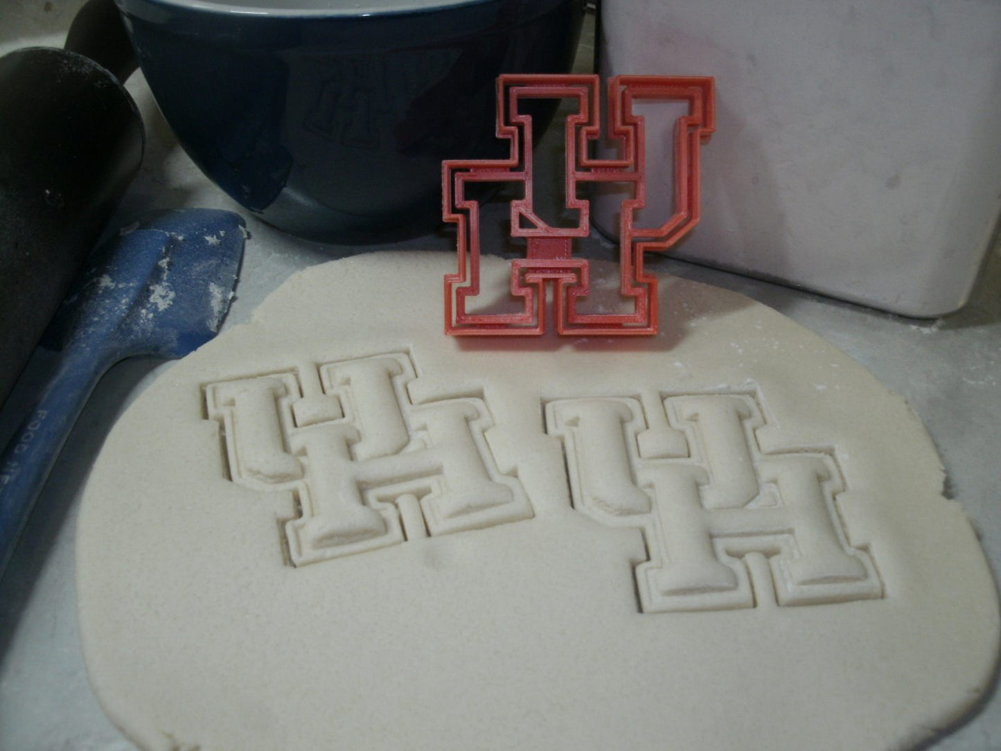 University Of Houston Cougars UH Logo Sports Cookie Cutter Made In USA PR2634